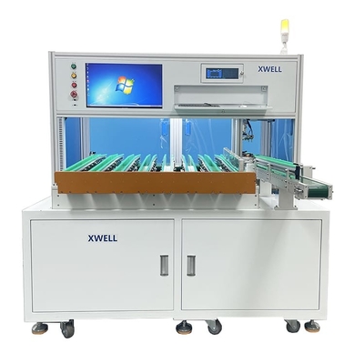 Máy phân loại pin hình lăng trụ 8 kênh tự động được điều khiển bằng PLC