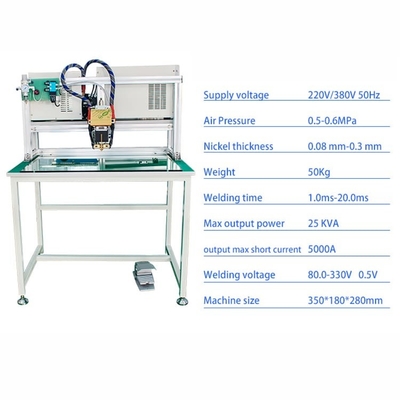Máy hàn điểm pin Lithium 21700 hình trụ 800A có thể điều chỉnh dòng điện