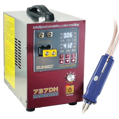 Máy hàn điểm để bàn cho pin 18650 Trình điều khiển di chuyển đầu khí nén