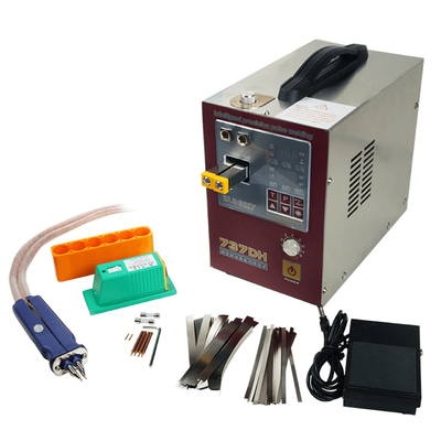 Máy hàn điểm để bàn cho pin 18650 Trình điều khiển di chuyển đầu khí nén