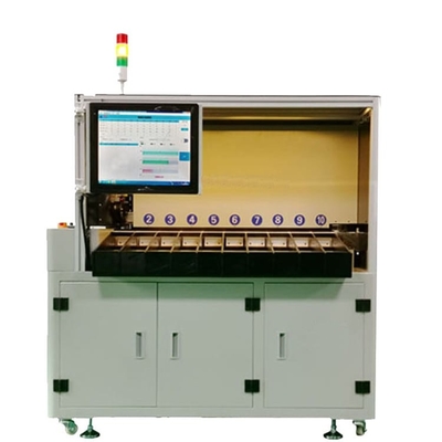 Thiết bị pin Lithium hình trụ, Máy phân loại tự động 10 kênh
