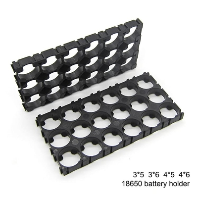 Nguyên liệu thô pin di động 19,5mm, Khoảng cách 18650 Giá đỡ pin 3 ô