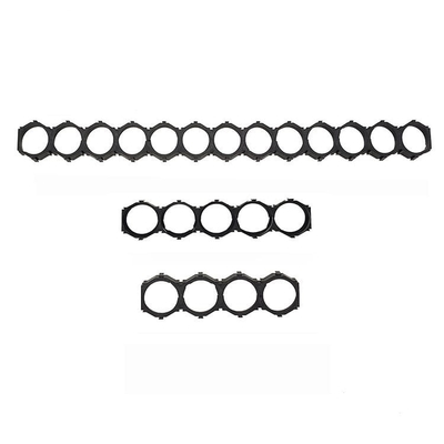 Giá đỡ pin ABS 18650 hình trụ 2 Cell 6P 10P Kích thước 13P Màu đen