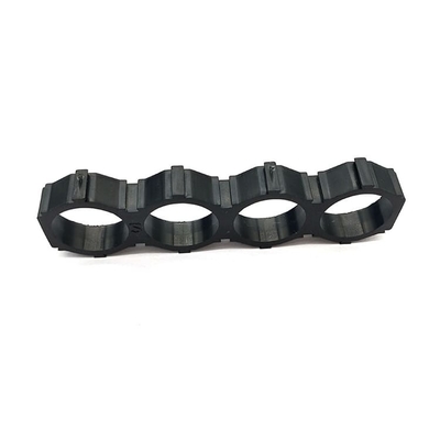 Giá đỡ pin ABS 18650 hình trụ 2 Cell 6P 10P Kích thước 13P Màu đen