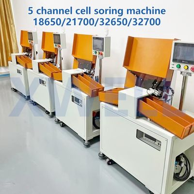 Giá tốt Máy phân loại tế bào 5 kênh 18650 Máy phân loại pin hình trụ tự động trực tuyến