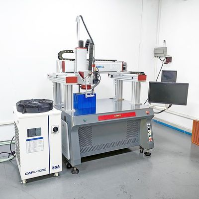 Giá tốt Máy hàn laser pin 3m Gantry Battery Pack Tap Phân tích và âm Ni-ckel tấm Galvo Laser tự động trực tuyến