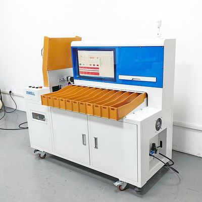 Giá tốt 18650 32650 26650 21700 Phòng pin hình trụ 10 kênh Máy sắp xếp pin hình trụ trực tuyến