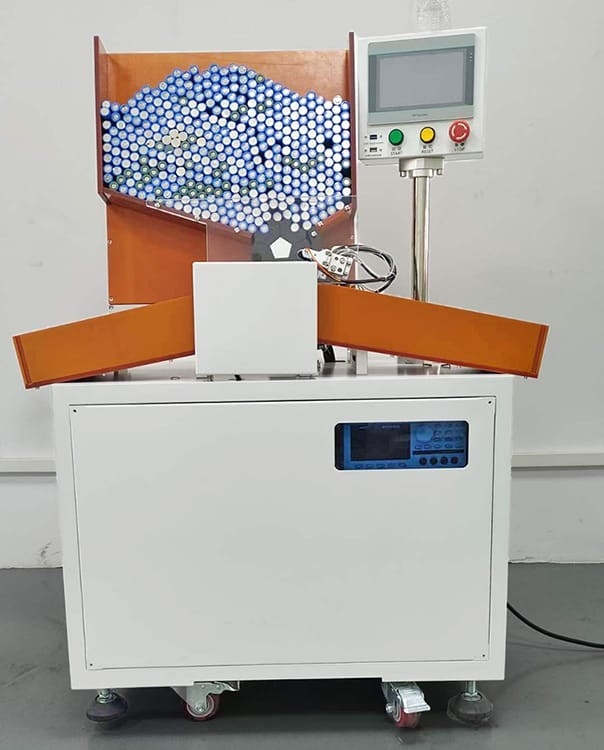 Máy phân loại tế bào pin hình trụ Máy kiểm tra 5 kênh cho 18650 26650 32650 21700