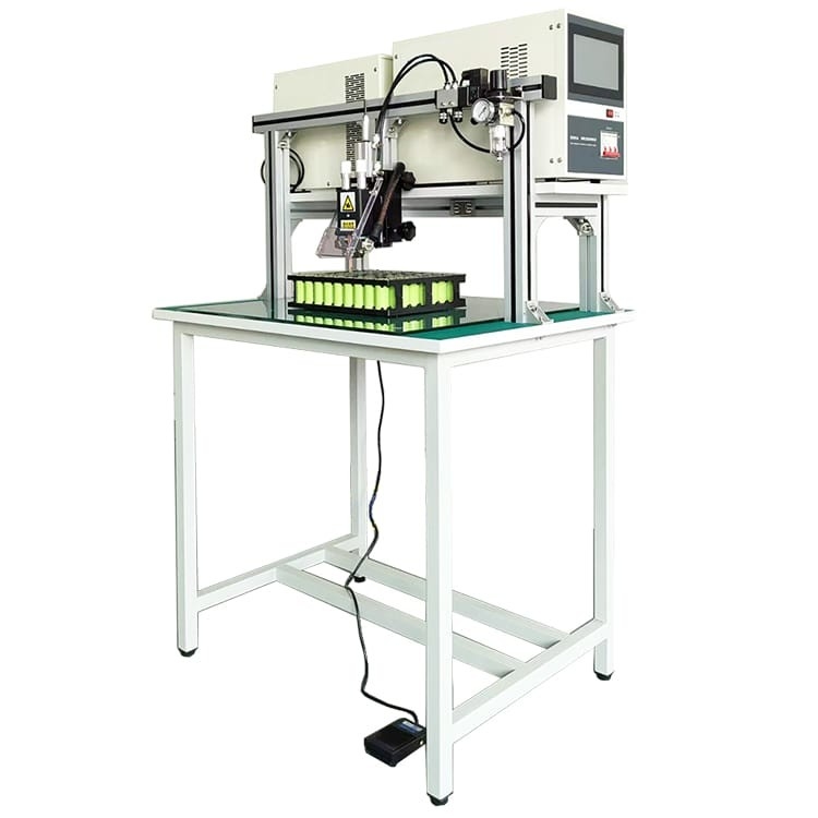 Hướng dẫn sử dụng Gantry Máy hàn điểm tế bào hình trụ Lithium Bàn đạp AC cho 18650 21700