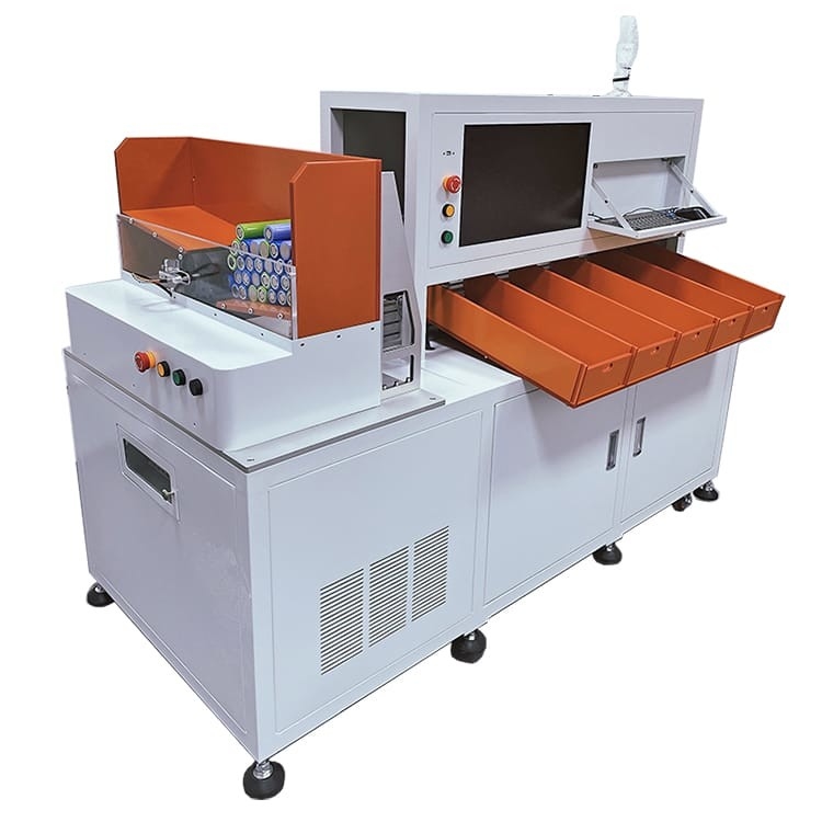 Bộ phân loại pin hình trụ tự động 5 kênh 32130 2140 33130 Phân loại pin lithium