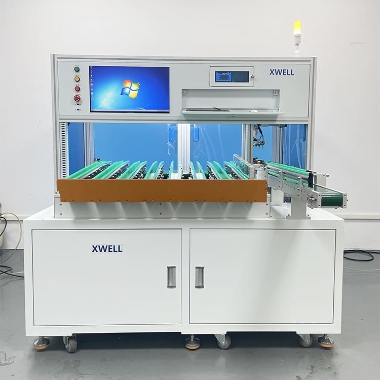 Máy phân loại tế bào pin nhỏ gọn Máy phân loại điện trở bên trong hình lăng trụ tự động