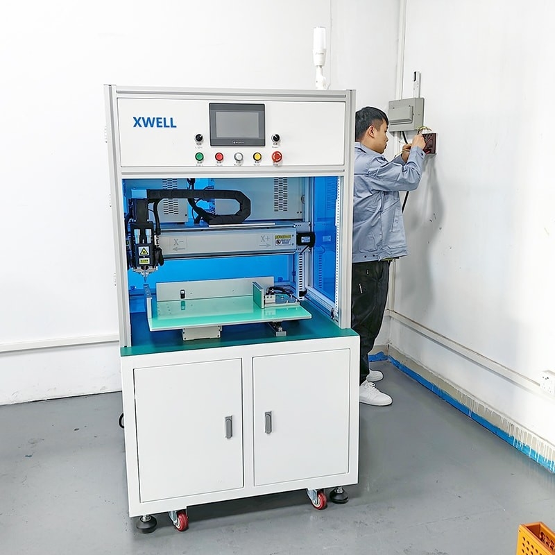 Máy hàn E Bike EV Cylinder Battery Pack Máy hàn một mặt đơn bên với màn hình cảm ứng
