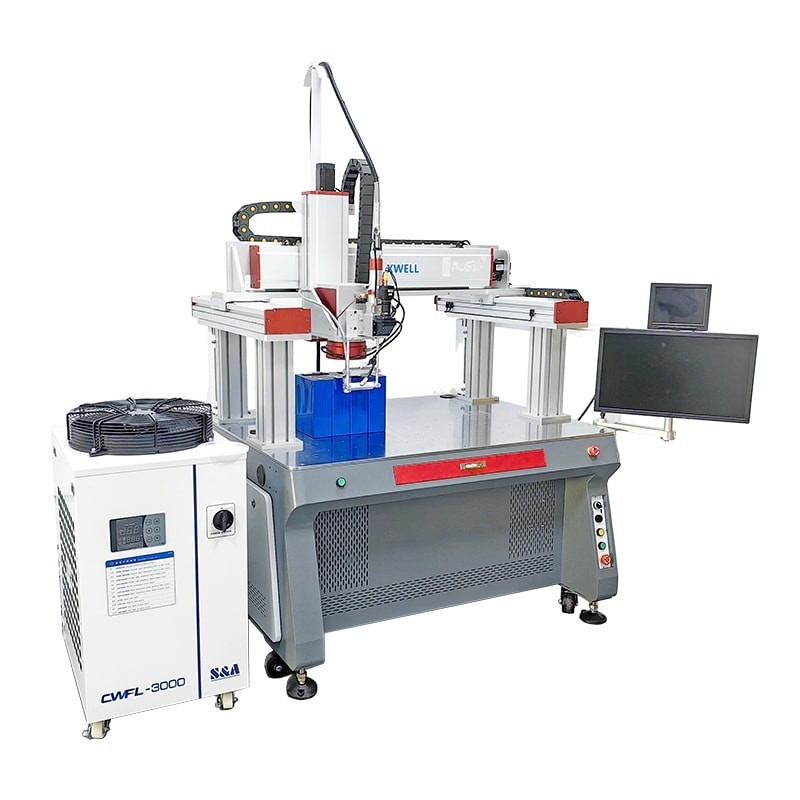Máy hàn laser gantry tự động cho bộ pin lithium prismatic