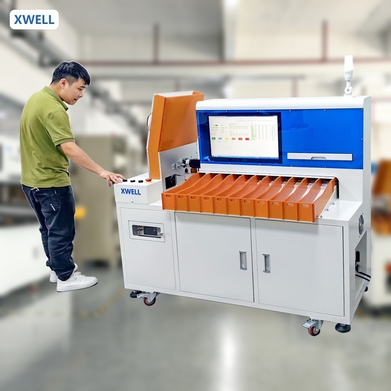 Máy phân loại pin 11 kênh với màn hình cảm ứng cho tế bào 18650 21700