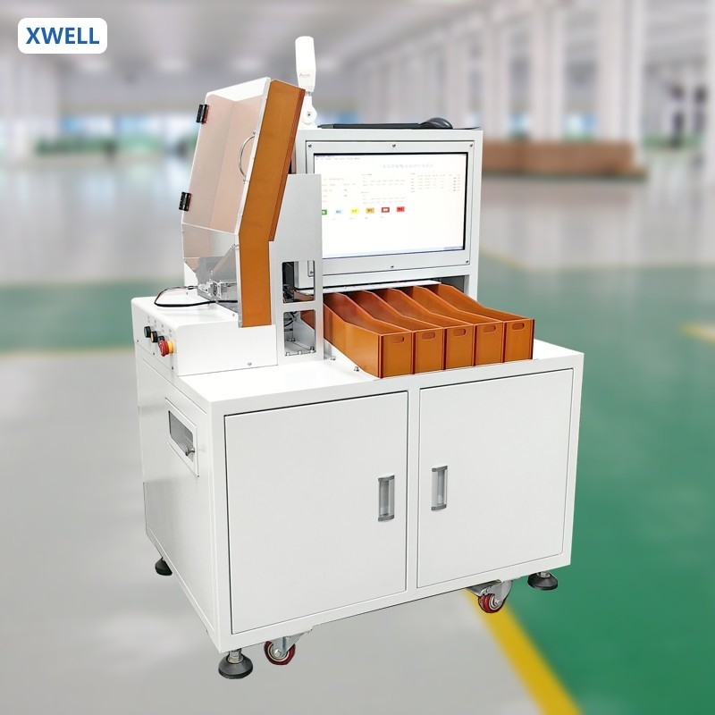 18650 26650 21700 32650 Máy chọn pin hình trụ 11 kênh Máy sắp xếp cho dây chuyền lắp ráp gói pin
