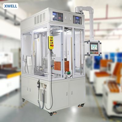 Giá tốt XWELL XW-ACDW Bộ pin băng tải hoàn toàn tự động Máy hàn điểm hai mặt để sản xuất tế bào hình trụ trực tuyến