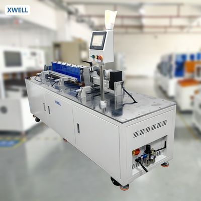 Giá tốt Máy nén pin lăng trụ nhỏ gọn XW-PC12-300 Áp suất 300kg Hành trình 800mm Điều khiển màn hình cảm ứng online