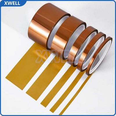 Giá tốt. Heat Resistant Polyimide Film Tape High Temperature Single Sided Tape With Die Cutting, Gold Finger High Temperature Tape for Circuit Board Solder Mask Heat Resistance and Battery Insulation trực tuyến