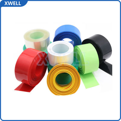 Giá tốt. Colorful Pvc Heat shrink packaging 5Mm-600Mm Flat Width Battery Skin Heat Shrinkable Film Cover For Batteries trực tuyến