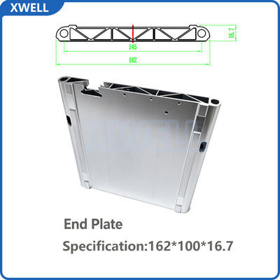 Giá tốt Plat Cuối Vỏ Nhôm Đùn AL6063 Tế Bào Pin Lăng Trụ Lắp Ráp Mô-đun online